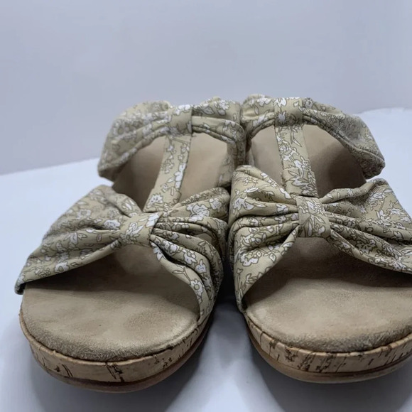 Easy Street Wedge Slide Sandals - Amberlee-Natural - Picture 5 of 5